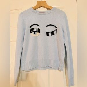 CHIARA FERRAGNI flirting eyes Merino wool Sweater